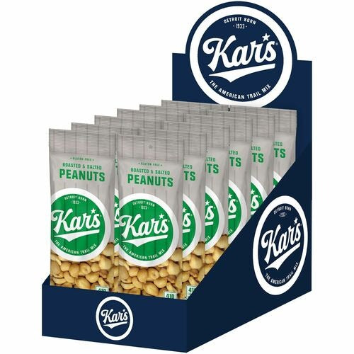 KAR'S Kars Nuts KARSN08237 Roasted Salted Peanuts 2.5 Oz 12-pack