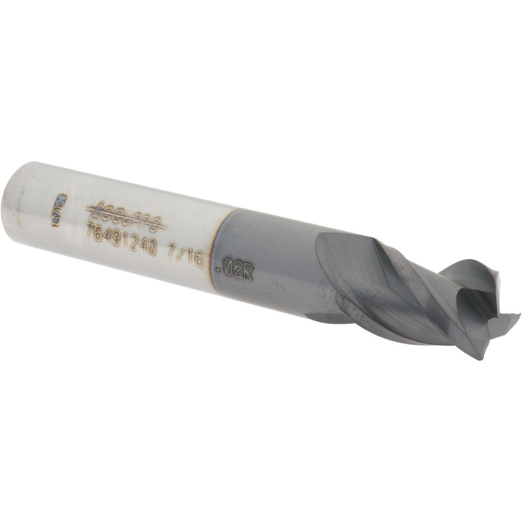 ACCUPRO Accupro 12179354 Corner Radius End Mill 7/16 in 3 Flute