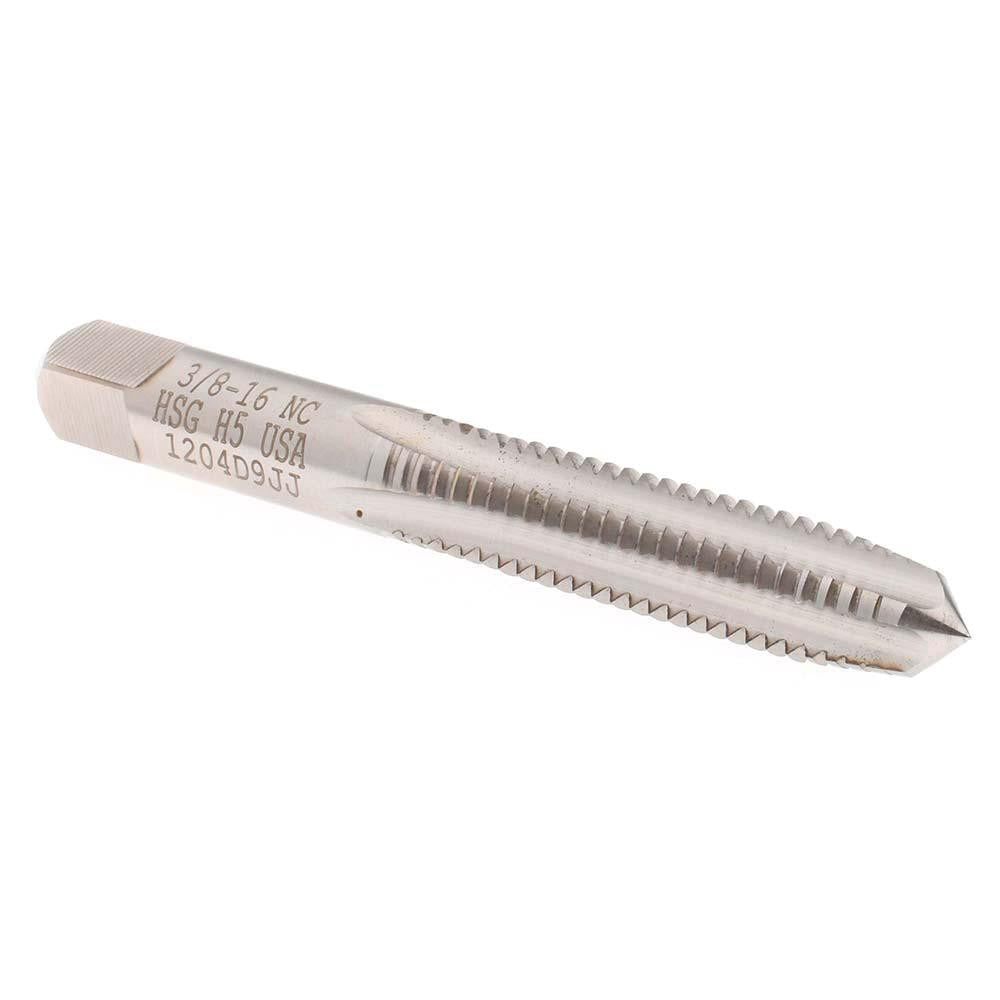 HERTEL Hertel K008438AS Straight Flute Tap 3/8-16 Unc Hss