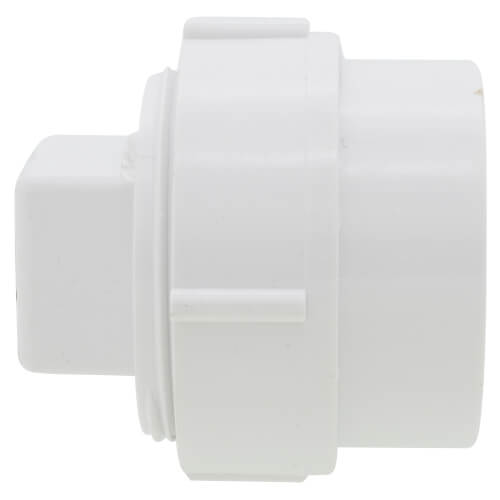 Lasco D112020 2 PVC DWV Fitting Cleanout Adapter w/ Plug