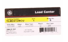 GE TLM2412RCU LOADCENTER LUG MAIN 120/240VAC 125A