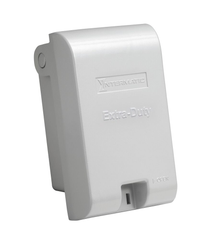 Intermatic WP3110MXD Single Gang Extra-Duty Weatherproof In-Use Receptacle Cover, 2-3/4 Deep, Die Cast Aluminum