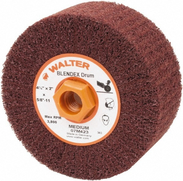 WALTER Walter Surface Technologies 07M423 Flap Wheel 4.5x2 in Medium