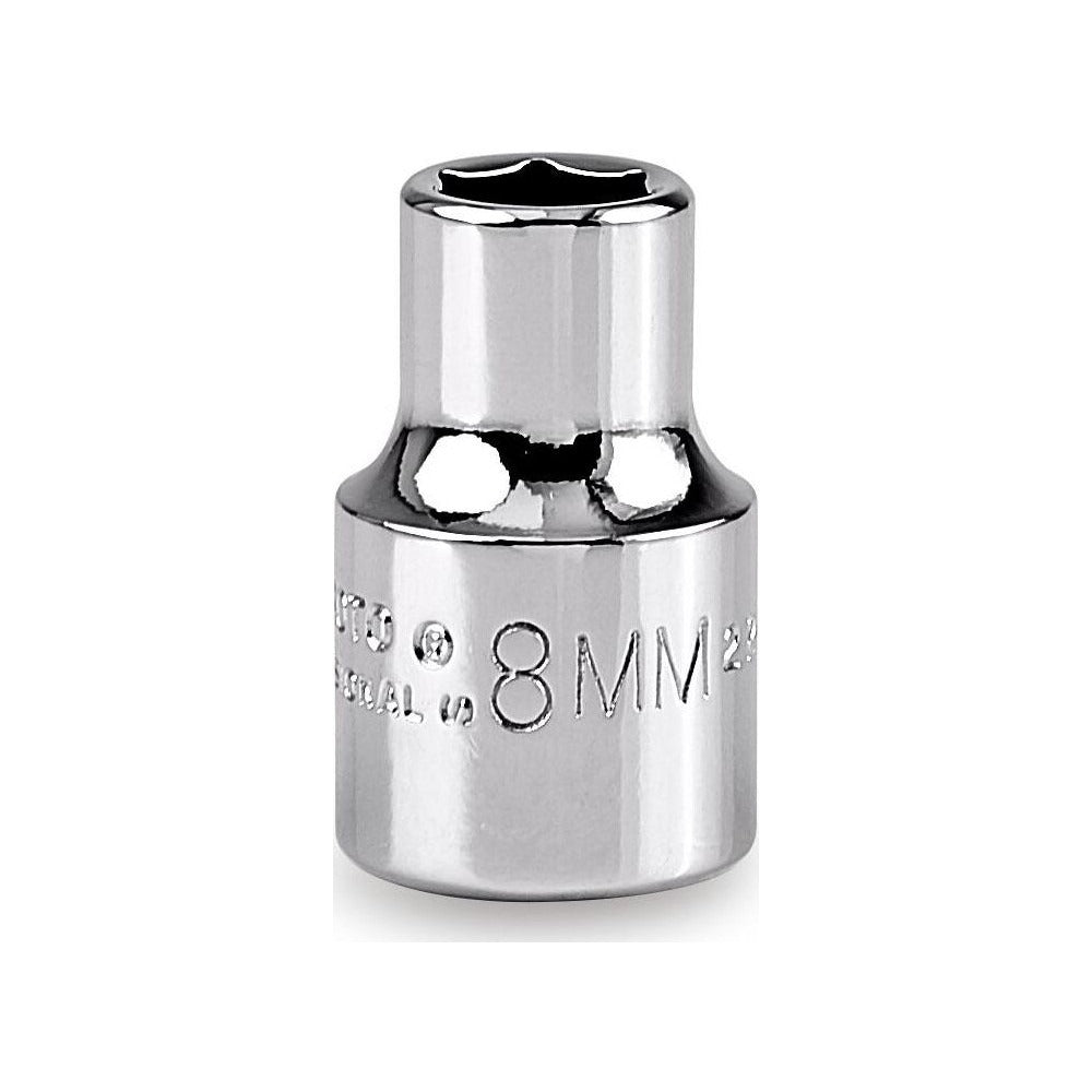 PROTO Proto J5208MH Hand Socket 8 Mm 6-point 3/8 Drive