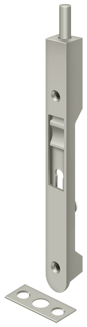 DELTANA Deltana 7FBR15 Flush Bolt Heavy Duty 7 Inches Satin Nickel