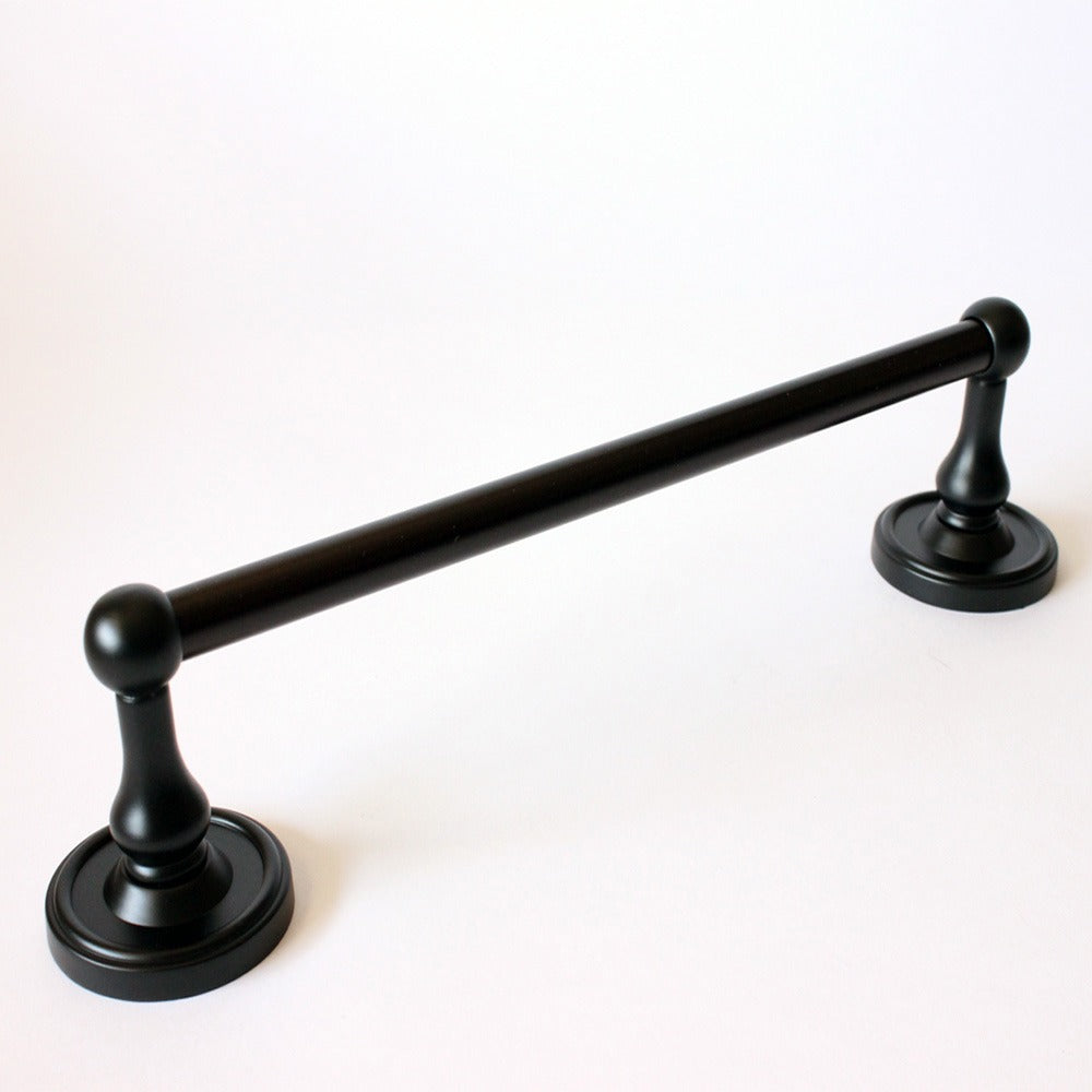 RUSTICWARE Rusticware 8224BLK Towel Bar 24 Inch Black Midtowne