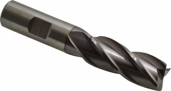 CLEVELAND CONTROLS Cleveland C33273 Square End Mill 11/16 in 4 Flute Hss Ticn