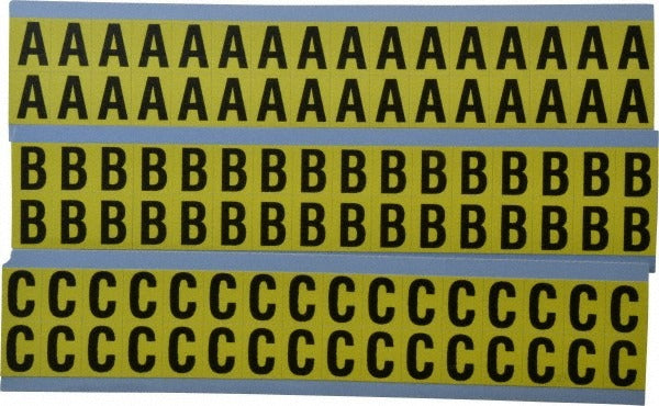 STRANCO Stranco SB3CP-A-Z Letter Label A-z Combo Pack Vinyl