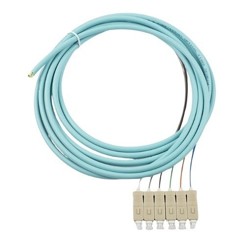 LYNN ELECTRONICS Lynn Electronics T6-L119-BL-4RD-003M OM4 Fiber Patch Cable