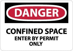 ACCUFORMNMC Accuformnmc MSCD162RB Confined Space Danger Sign