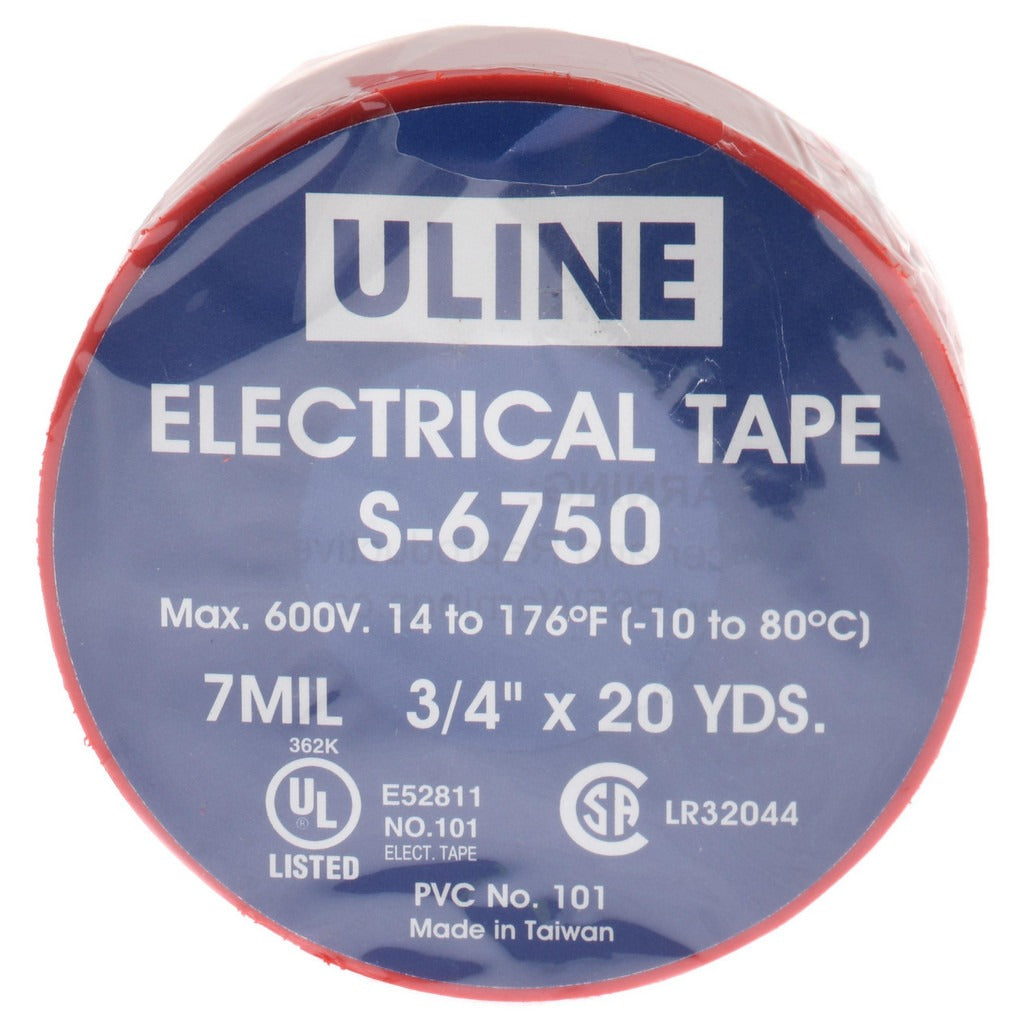 VALUE COLLECTION Value Collection S-6750 Electrical Tape 7 Mil Rubber Adhesive