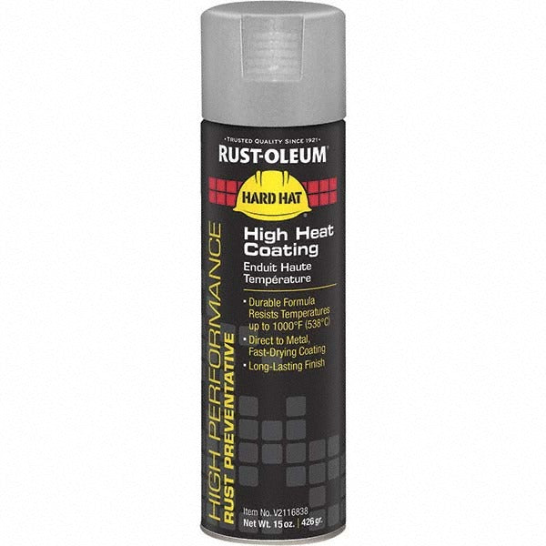 RUST-OLEUM Rust-oleum V2116838 High Heat Spray Paint Aluminum Gloss