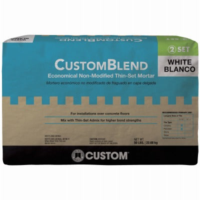 CUSTOM BUILDING PRODUCTS Custom Bldg Products CBTSW50 Standard Thin Set Mortar 50 Lb