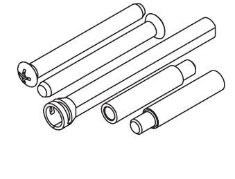 KWIKSET Kwikset 86129-006 Thick Door Screw Pack 660 870