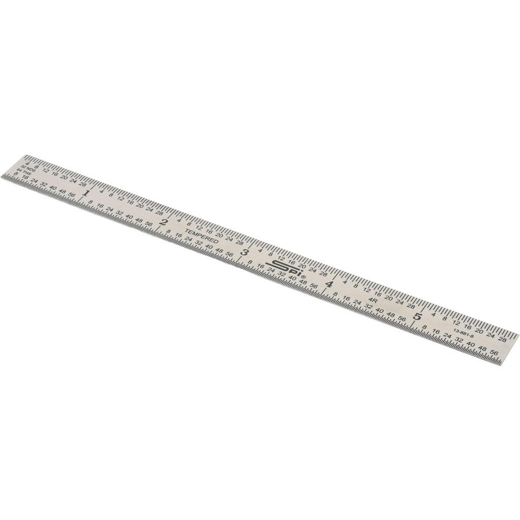 SPIROTHERM Spi 13-881-8 Flexible Steel Rule 6 in 4R Graduation