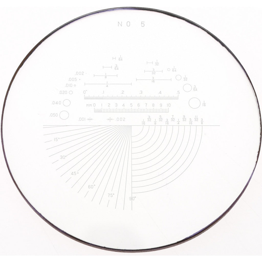SPIROTHERM Spi 40-245-3 Optical Comparator Chart Reticle 10x