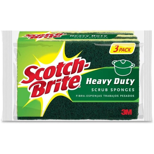 3M 3M MMMHD3CT Heavy-Duty Scrub Sponge 24-Pack (HD3CT)