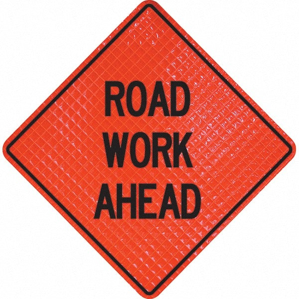 PRO-SAFE Pro-safe 07-800-3037-L Road Work Ahead Triangle Sign 36in