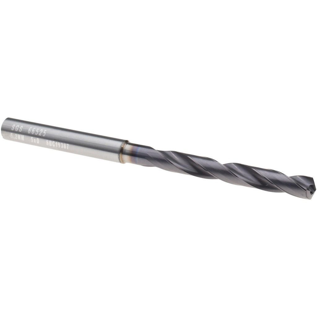 KYOCERA SGS PRECISION TOOLS Sgs 66525 Solid Carbide Jobber Drill Bit 1/4 Inch
