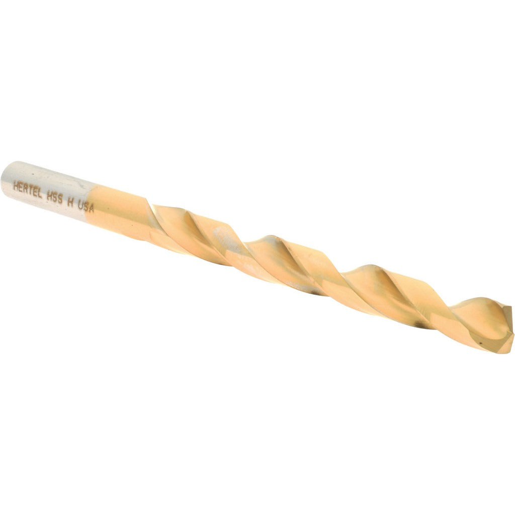 HERTEL Hertel 66693813 Jobber Drill Bit Letter H 0.2660 in Hss Tin