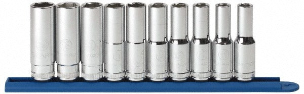GEARWRENCH Gearwrench 80704 Metric Deep Socket Set 1/2 in Drive