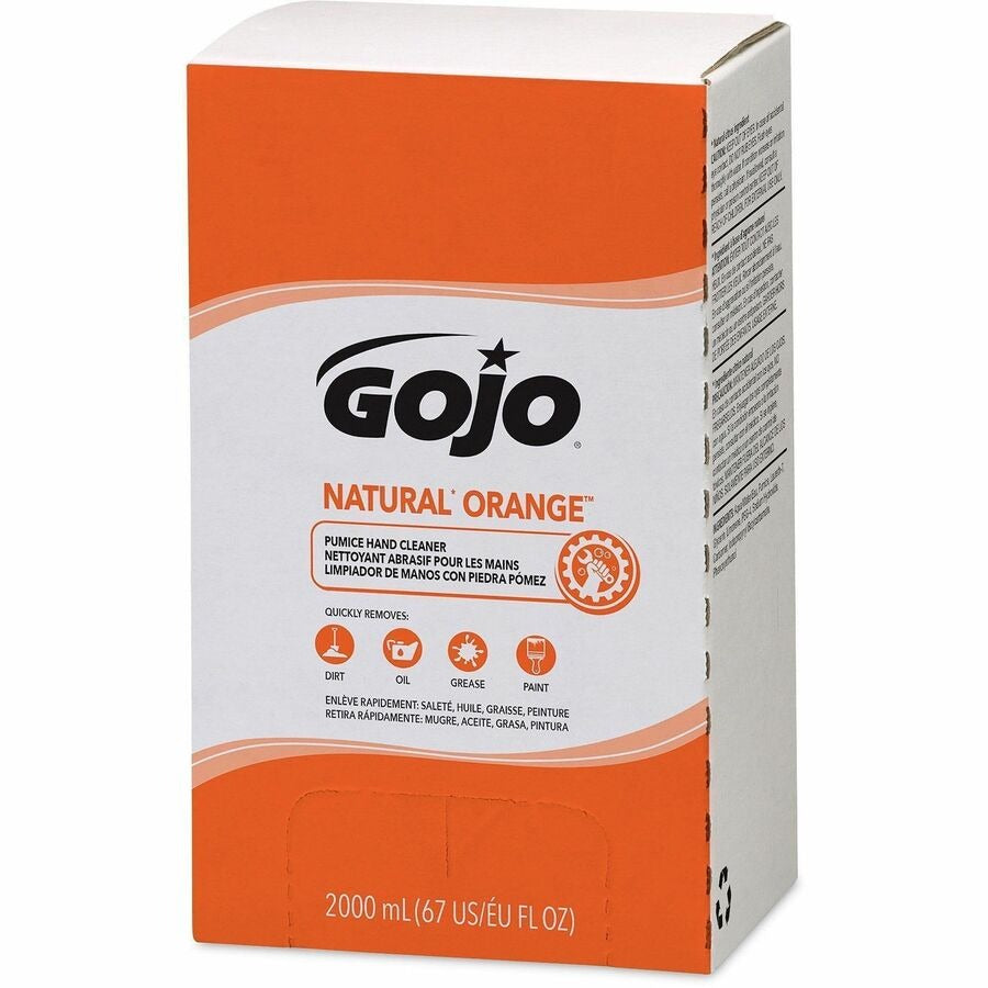 GOJO Gojo GOJ725504 Natural Orange Pumice Hand Cleaner Refill 2.11 Quart (4 / Carton) 7255-04