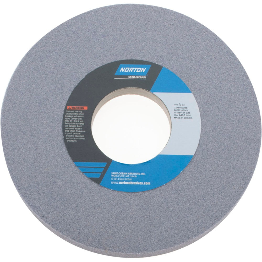 NORTON Norton 66253160143 Surface Grinding Wheel 60 Grit 10 in