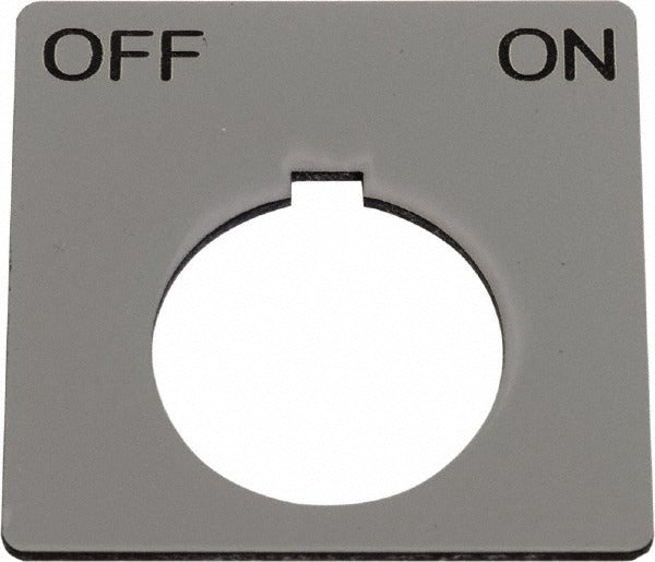 SCHNEIDER ELECTRIC Schneider Electric 9001KN144SP Legend Plate Off-on 30mm
