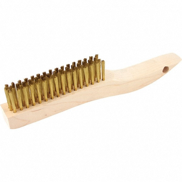 BRUSH RESEARCH MFG Brush Research Mfg. B46B Scratch Brush Brass 4 Row 16 Column