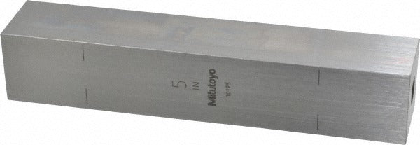 MITUTOYO Mitutoyo 614205-531 Square Steel Gage Block 5 in Grade 0