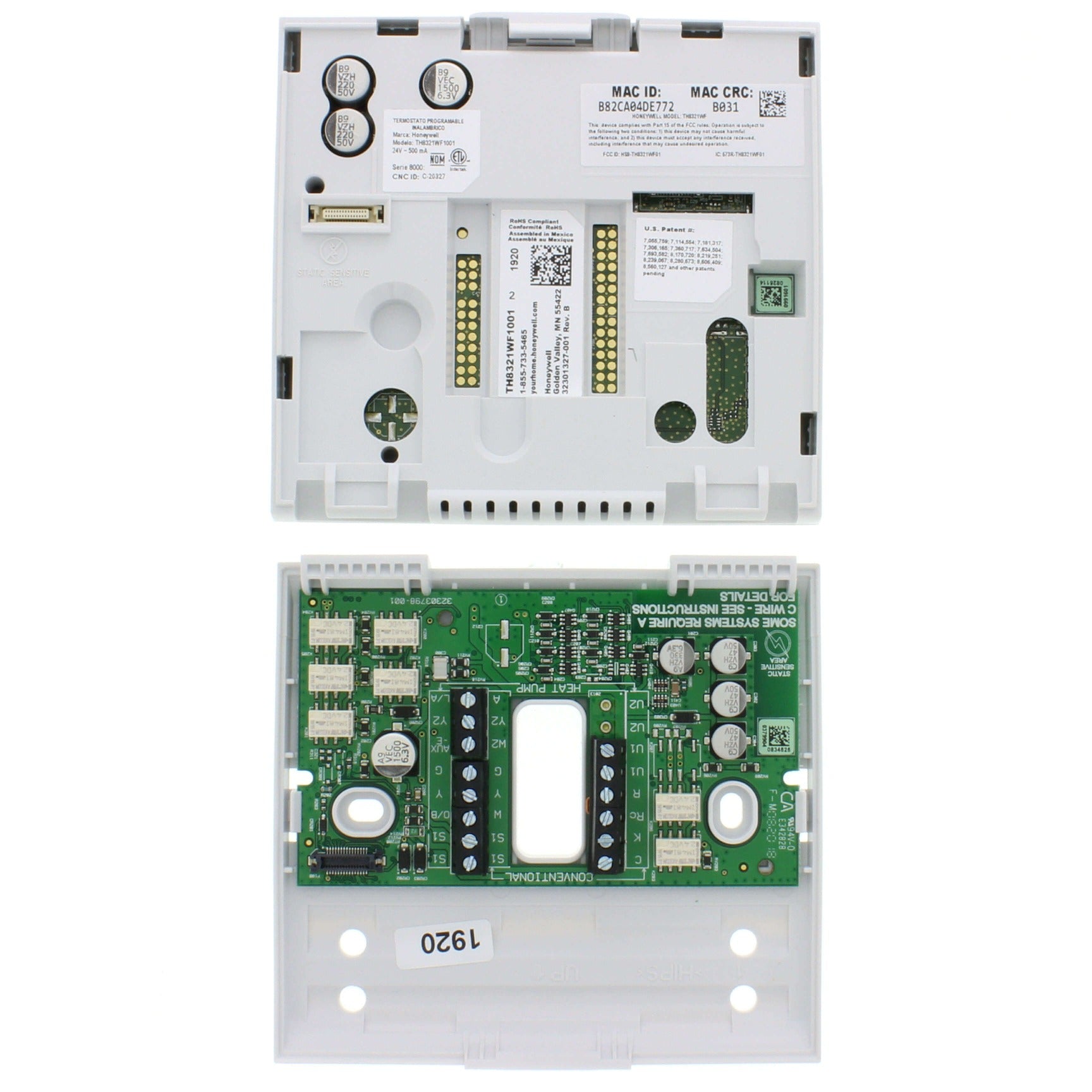 HONEYWELL HOME Honeywell Home TH8321WF1001 WiFi VisionPRO 8000 24V (2 Pack) replaces TH8320WF1029