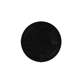 Legrand 8AT2PBK Wiremold 8AT-Series Prewired Evolution Poke Thru Device, Flush Style Cover, Black