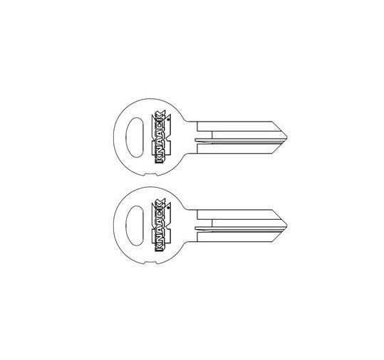 KNAACK Knaack 70022-204 Replacement Keys (2 Pack) M204