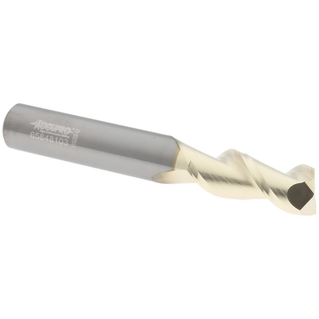 ACCUPRO Accupro 2500451 Square End Mill 10mm 2 Flute Carbide Zrn