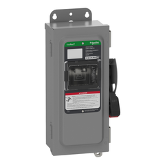 Square D VHU361AWKGL Safety Switch 30A NEMA 12 600V 3 Pole