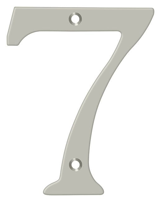 DELTANA Deltana RN4-7U15 4 Inch Solid Brass House Number