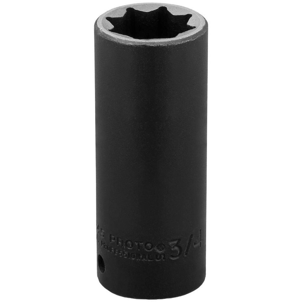 PROTO Proto J7324S Impact Socket 1/2 in Drive 3/4 in 8-point