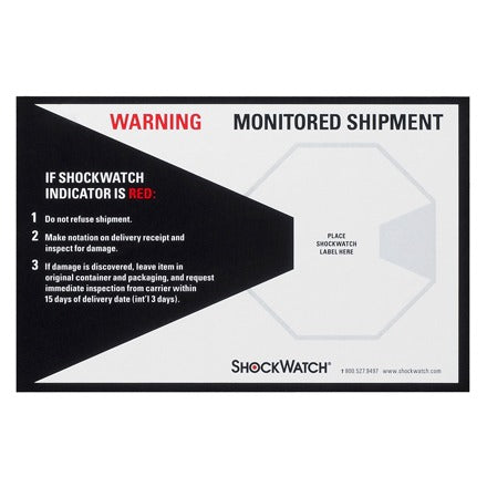 BSC PREFERRED Bsc Preferred SHWCL Shockwatch Companion Labels 200pk