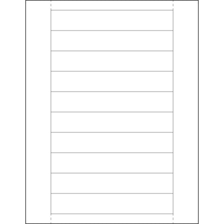 BSC PREFERRED Bsc Preferred LH248 Insert Cards Label Holders 500pk