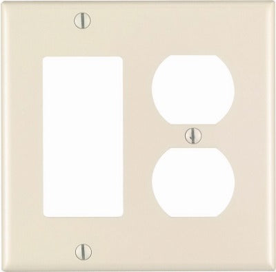 LEVITON Leviton Mfg Co 004-80455-00T Combo Wall Plate 25 Pack