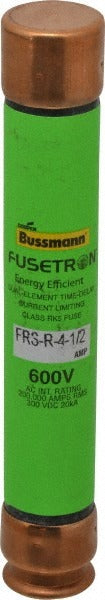 EATON Cooper Bussmann FRS-R-4-1/2 Time Delay Fuse 4.5A RK5