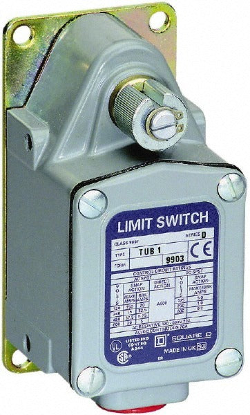 SCHNEIDER ELECTRIC Square D 9007TUB5 Limit Switch Spdt Rotary Spring Return 600V