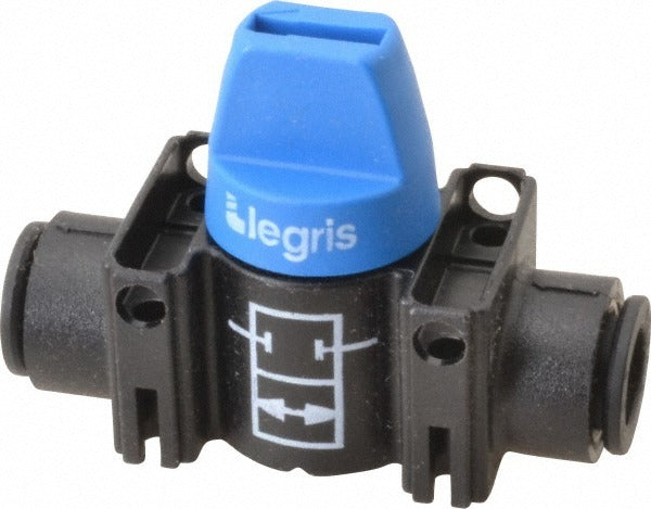 LEGRIS Legris 7910 08 00 Miniature Ball Valve 8mm Push-to-connect