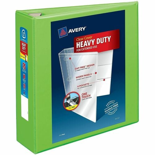 AVERY Avery AVE79779 Heavy-duty View Binder 3 Inch Chartreuse