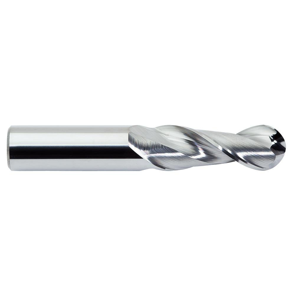M.A. FORD M.a. Ford 135B37501 Ball End Mill 0.375 in 2 Flute Carbide