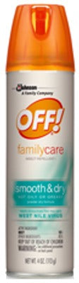 SC JOHNSON S C Johnson Wax 22154 Insect Repellent Aerosol 4 Oz 15% Deet
