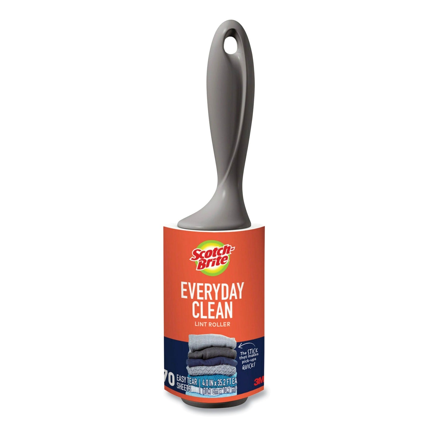 3M 3M MMM836RFS70 Scotch-Brite Everyday Clean Lint Roller Refill 70 Sheets 836RFS70