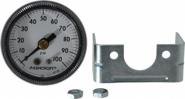 ASHCROFT Ashcroft 662876000159 Pressure Gauge 0-100 Psi 1.5in