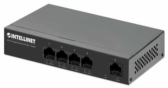 INTELLINET Intellinet 561792 5 Port Gigabit Poe+ Switch 40W