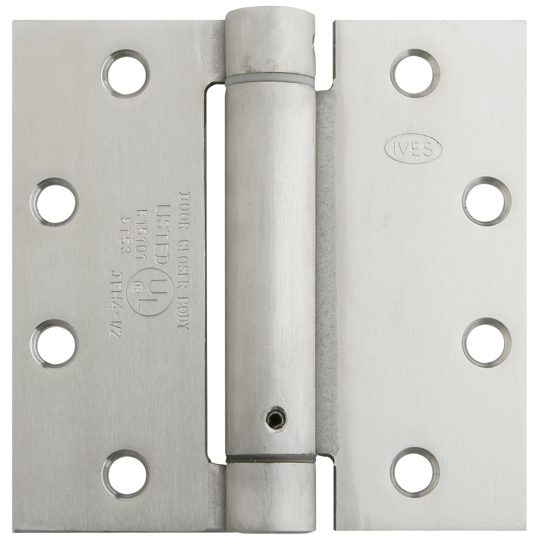 IVES Ives 3SP1412652 Standard Weight Spring Hinge 4.5x4.5 Satin Chrome